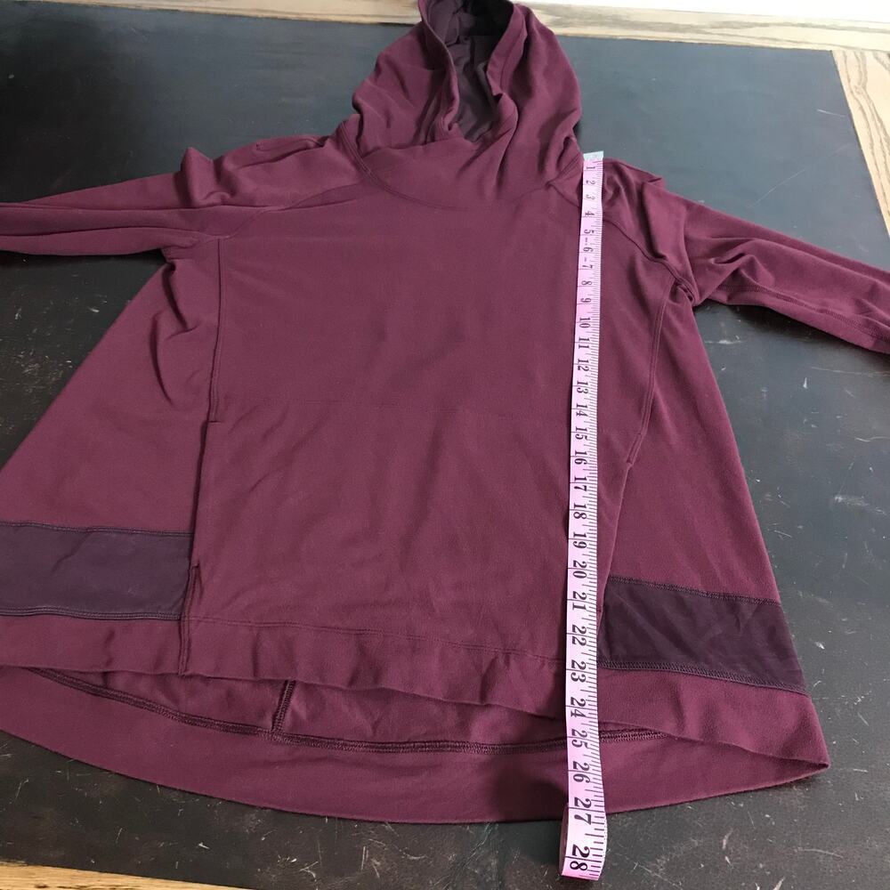 Lululemon Starting Place Hoodie 6 Garnet Red Pullover Thumbholes Athletic - Picture 9 of 12